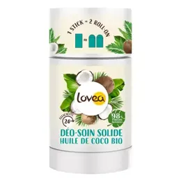 Lovea - Déo-Soin Solide - Déodorant - Huile De Coco Bio - Efficacité 24h 50g