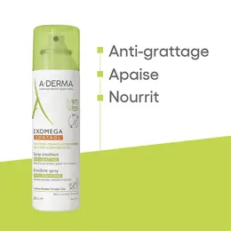 A-Derma Exomega Control Spray Émollient Anti-Grattage 200ml