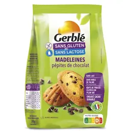 Gerblé Sans Gluten Madeleines Pépites Chocolat 210g