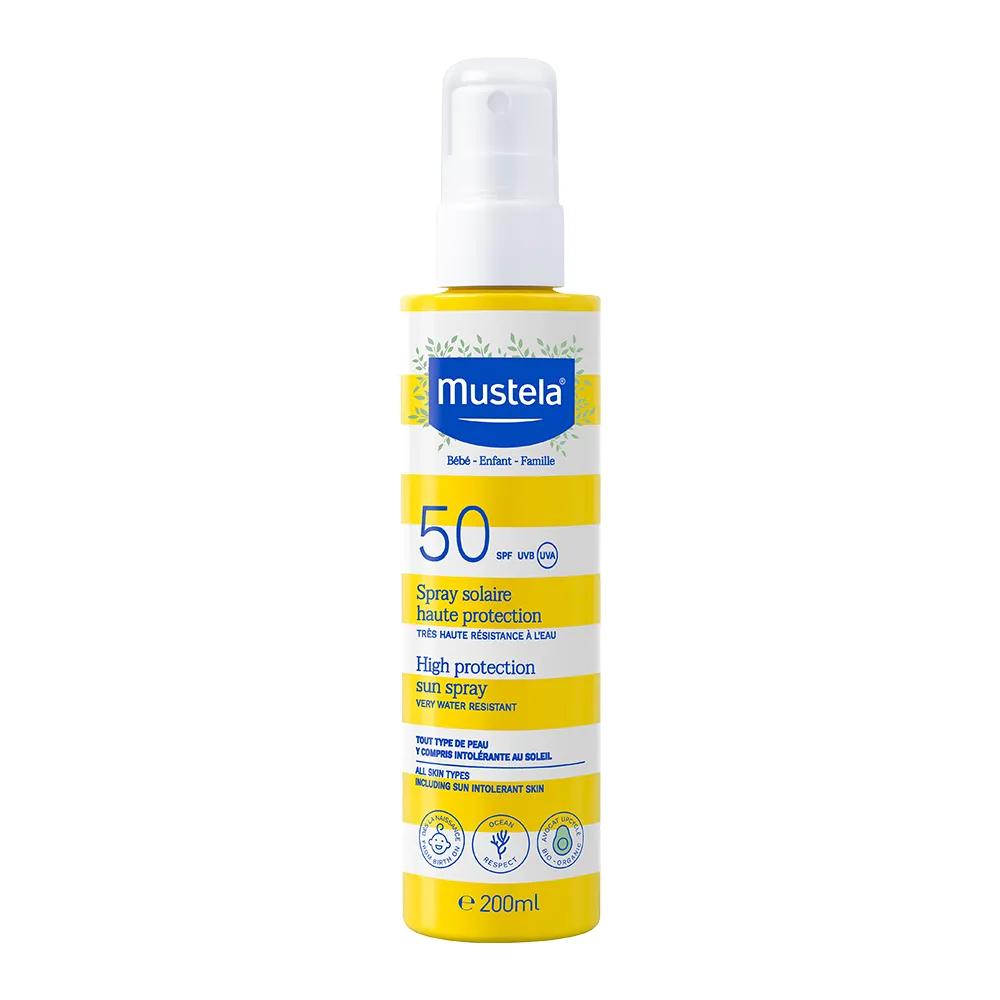 Mustela Latte Solare SPF 50 Per Tutta La Famiglia Spray 200 ml