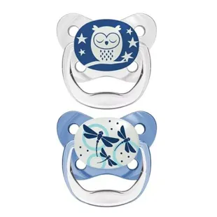 Dr Browns night pacifier 0-6 months blue 2ut