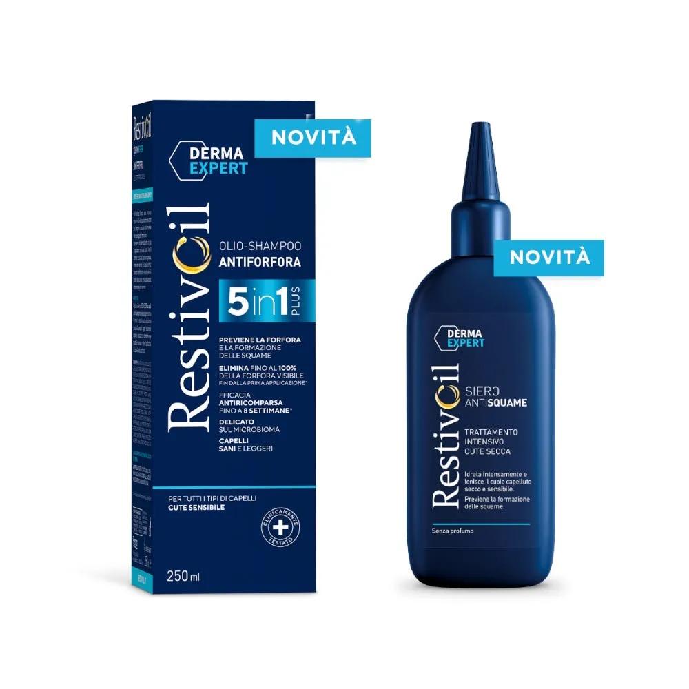 Restivoil DermaExpert Sistema Antiforfora Kit Shampoo 150 ml + Siero Anti-Squame 150 ml