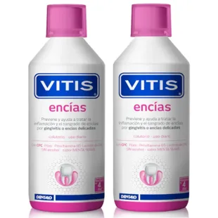 Vitis Colutório sem Álcool 2x500 ml