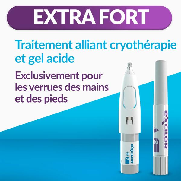 Excilor Verrues Duo Power Crioterapia y gel ácido Manos/pies Resultados 5 días