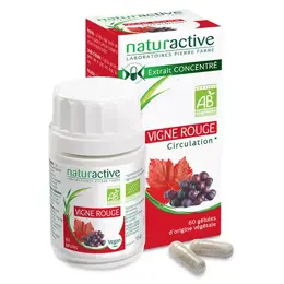 Naturactive Vigne Rouge Bio 60 gélules végétales