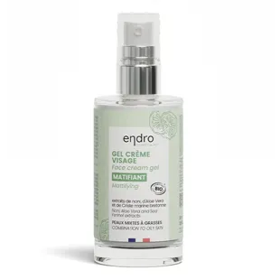 Endro Crema Gel Opacizzante 100% di origine naturale texture fluida 50 ml