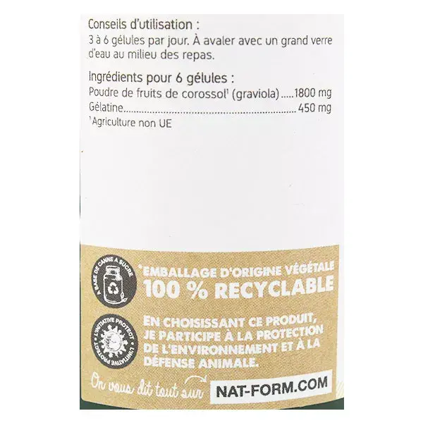 Nat & Form Original Graviola  200 comprimidos