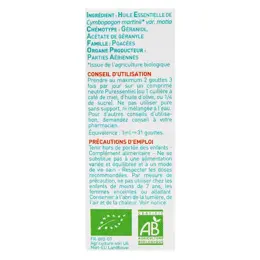 Puressentiel Huile Essentielle Palmarosa Bio 10ml