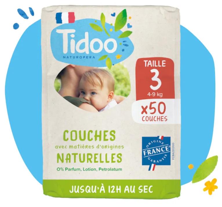 Tidoo Couches Nature Taille 3 50 unités