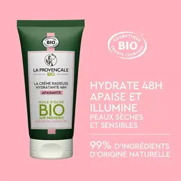 La Provençale Radieuse La Crème Apaisante Hydratante 48h Bio 50ml