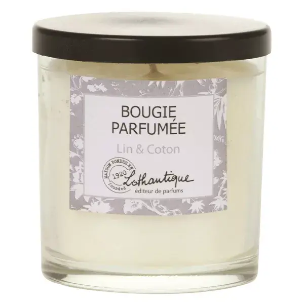 Lothantique L'Éditeur de Parfums Bougie Lin & Coton 160g