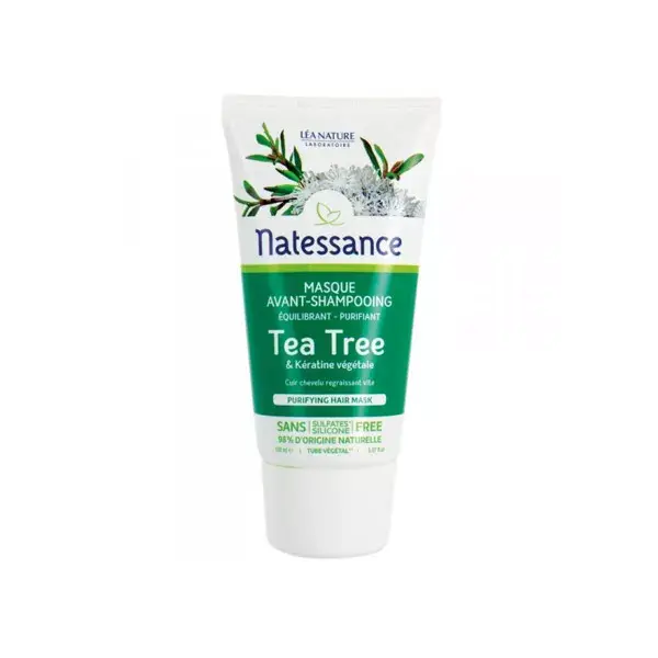 Natessance Masque Avant Shampoing Tea Tree 150ml
