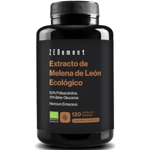 ZENement Organic Lion&#39;s Mane Extract 120 Vegan Capsules