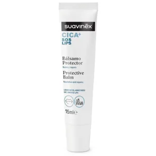 Suavinex CICA+ SOS Repairing Lip Balm Panthenol + Ceramides +0m 15 ml