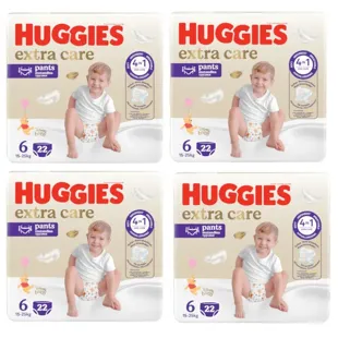 Huggies Extra Care Disney Diaper Panties Size 6 (15-25 Kg) 2x22 Units