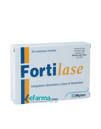 Fortilase Integratore Antinfiammatorio con Bromelina 20 Compresse