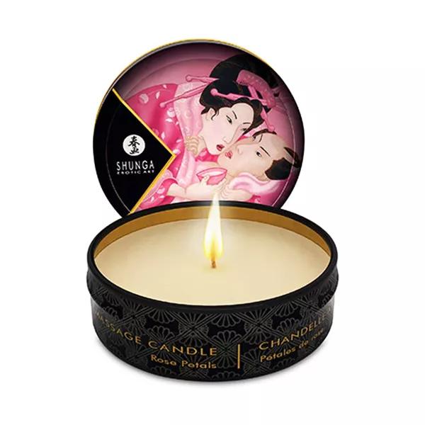Shunga Mini Vela de Masaje Rosa