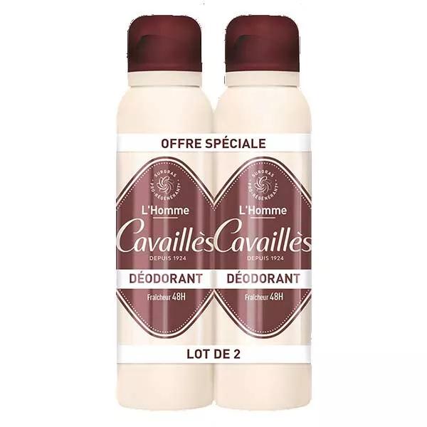 Rogé Cavaillès Desodorante Dermato Hombre 48h Spray 150ml x2