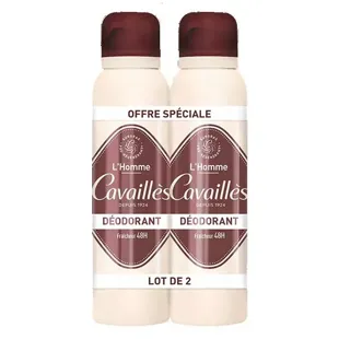 Rogé Cavaillès Deodorante Dermato 48h Uomo Spray 150ml x2
