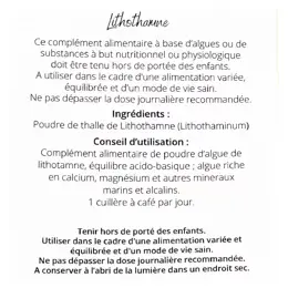 Comptoir de l'Apothicaire Poudre Lithothamne 100g