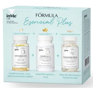 inMe LAB Essential Formula Plus VIT. D3 + Omega 3 + Mg Plus