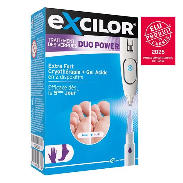 Excilor Verrues Duo Power Crioterapia y gel ácido Manos/pies Resultados 5 días