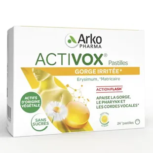 Losanghe Activox losanghe aroma miele/limone 24