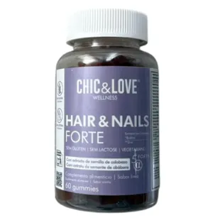 Chic&amp;Love Wellnes Hair&amp;Nails Forte 60 Gummies