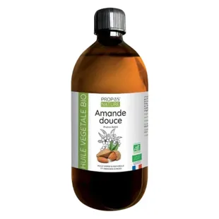 Olio vegetale biologico di mandorle dolci per aromaterapia Propos' Nature 500ml