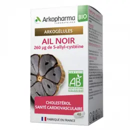 Arkopharma Arkogélules Ail Noir Bio 40 gélules