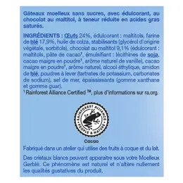 Gerblé Sans Sucres Moelleux Tout Chocolat 196g