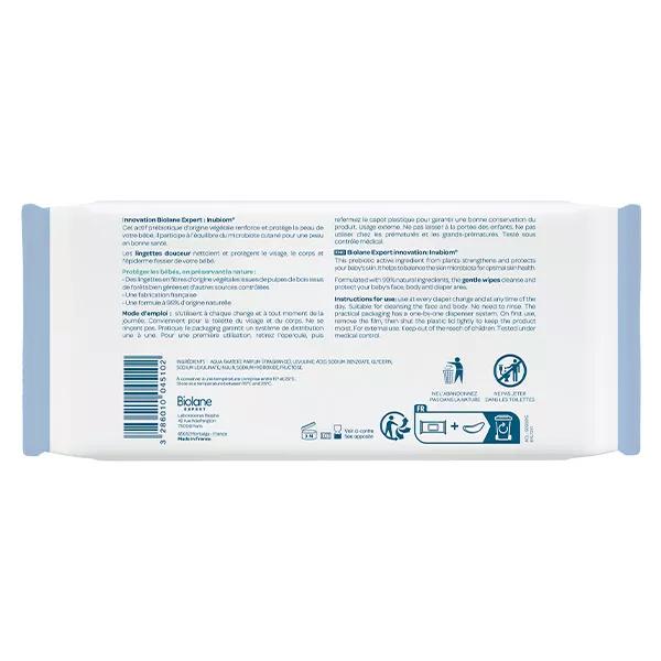 Biolane Expert - Toallitas suaves - Pieles sensibles - 72 toallitas