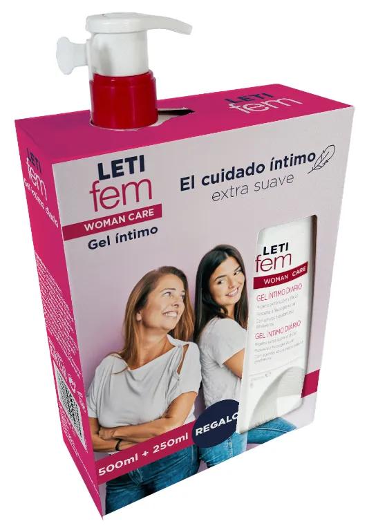 Leti Letifem Donna Gel Intimo Quotidiano 500 ml + 250 ml