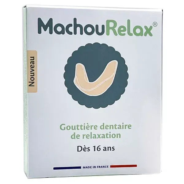 Machourelax® Gouttière Dentaire de Relaxation Adulte Pêche