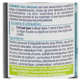 Nutergia Oligomax Zinc et Silicium 150ml