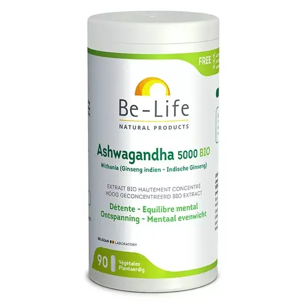 Be-Life Ashwagandha 5000 Bio 90 gélules