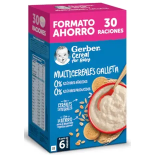 Gerber Multigrain Cookie 0%0% Savings Format +6m 510 gr