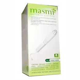 Masmi Tampons Super Coton Bio Avec Applicateur 14 Unités