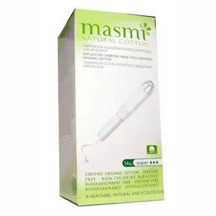MASMI Super di tamponi con cotone biologico di applicatore 14 unit