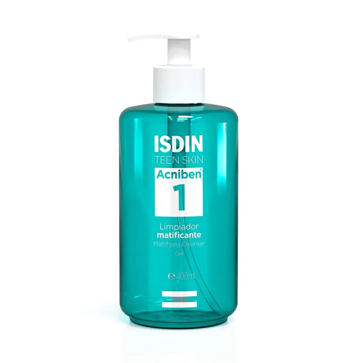 Isdin Acniben Mattifying Cleanser Gel Detergente Viso Pelle Grassa 400 ml