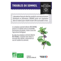 Dayang Complexe Sommeil Détente Bio 20 ampoules