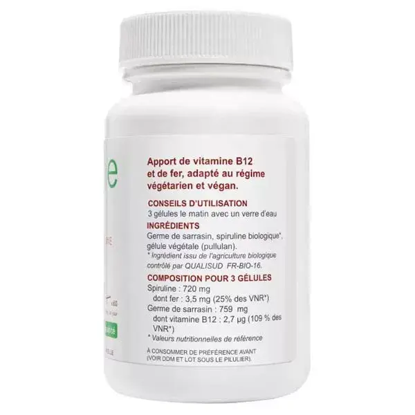 Oemine B12 Buckwheat Germ Spirulina 60 capsules