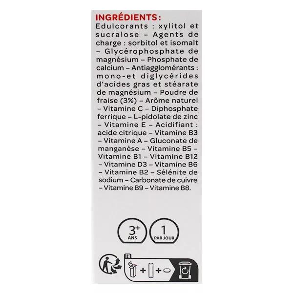 Azinc vitalidad Junior sabor fresa 30 tabletas
