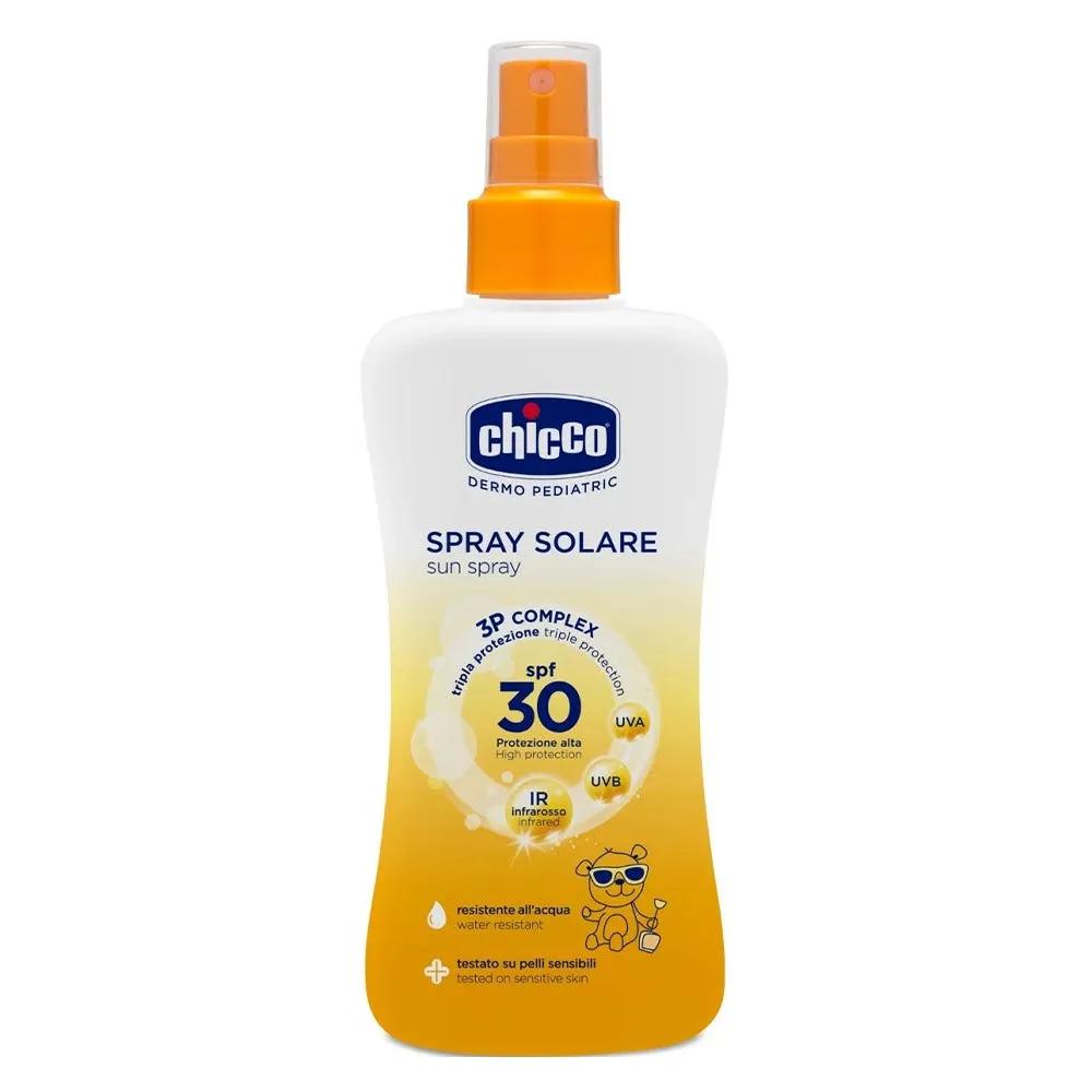 Chicco Protezione Solare Latte Spray Per Bambini SPF 30+ 150 ml