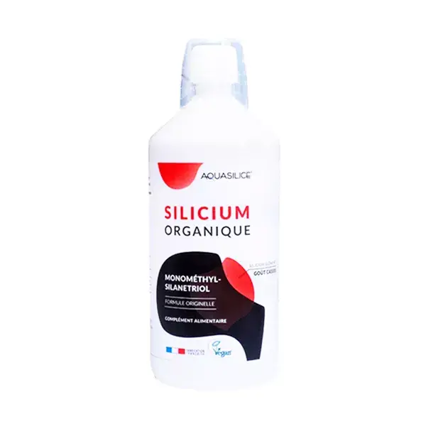 Aquasilice Silicium Organique MonoMéthyl-Silanetriol Integratore Alimentare 1L