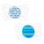 Chicco Physio Forma Light 6-16m Silicone Lot de 2+ Boite de Stérilisation Etoile Rayure