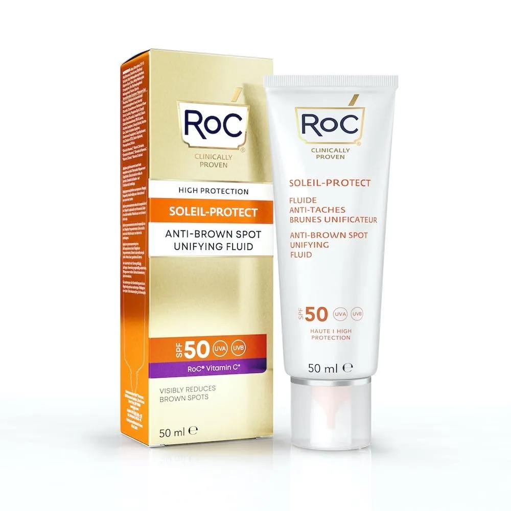 Roc Fluido Solare Viso SPF50+ Anti-Macchie Brune 50 ml