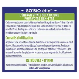 So'Bio Étic Aroma Baume Respiratoire Eucalyptus Bio 50ml