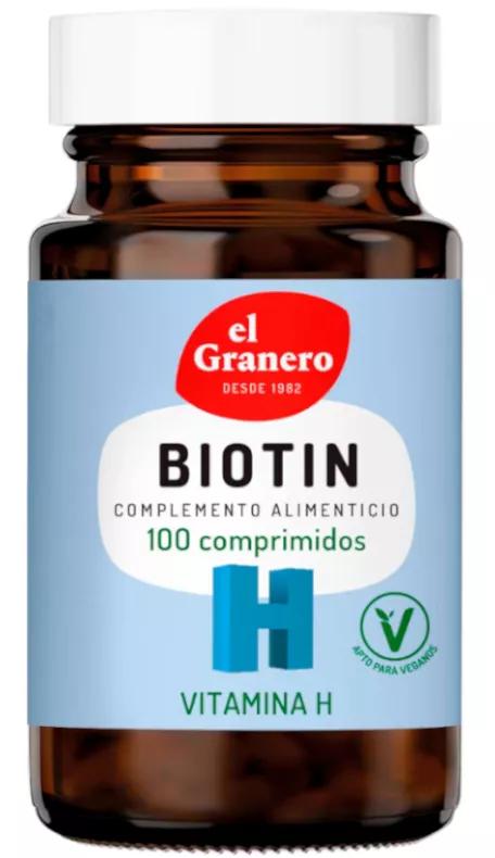 El Granero Integral Biotin (Vitamina H Biotina) 100 Comprimidos