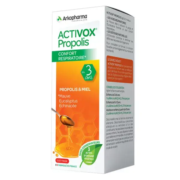 Arkopharma Activox Propolis and Honey Syrup 140ml